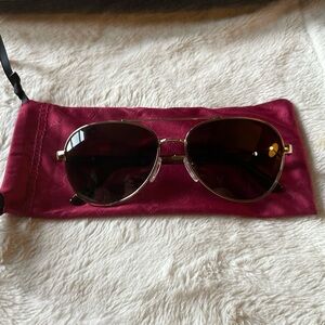 Suncloud Aviator sunglasses; petite size